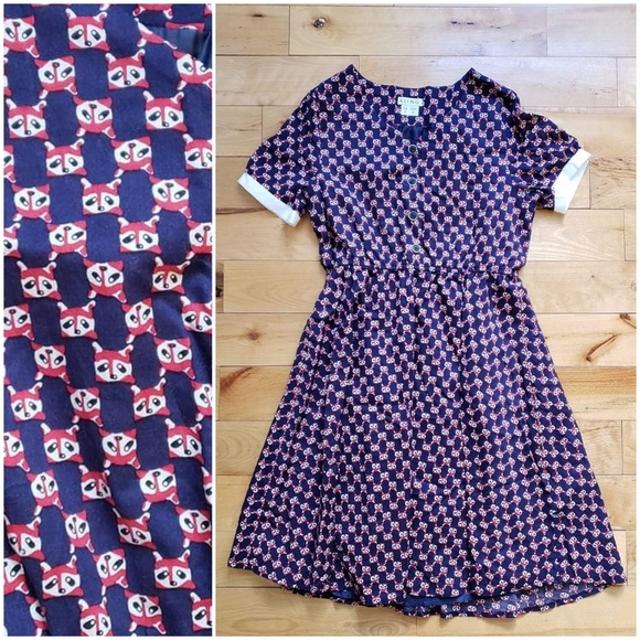 Modcloth Dresses & Skirts - Kling raccoon print dress